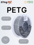PETG пластик Sting3D для 3д принтера, серый, 1,75 мм, 1 кг