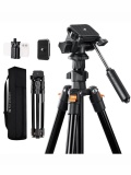 Штатив трипод KF09.115V1 (K234A0+ видео голова + крепления для телефона)