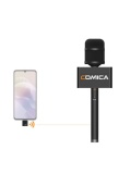 Беспроводной ручной микрофон Comica Revo S, USB-C для живого вокала, смартфона и камеры, черный