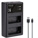 Зарядное устройство на два аккумулятора K&F Concept KF28.0008, LP-E17 для Canon