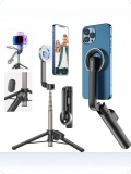 Магнитная Bluetooth селфи-палка TELESIN (WS-22005) для смартфонов, штатив 2 в 1