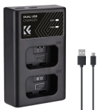 Зарядное устройство на 2 аккумулятора K&F Concept KF28.0009, NP-FW50 для Sony