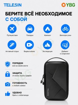 Сумка кейс TELESIN для хранения экшн-камеры (GP-PRC-278) (11)