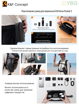 Сумка для переноски DJI Osmo Pocket 3 - KF13.200 (5)