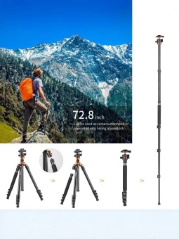 Штатив трипод алюминевый с моноподом - KF09.089V1 (10)
