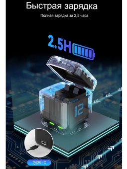 Зарядный футляр с 2 аккумуляторами - S0-BCG-04-TGP (9)