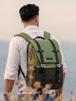 Фотосумка, рюкзак для фототехники 20 л хаки K&F Concept KF13.087AV2 (1)