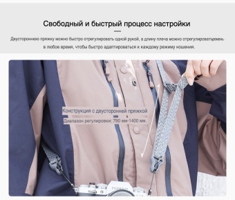 Быстросъемный плечевой ремень с магнитной пряжкой Ulanzi Falcam Lite 3143 9