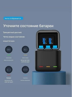 Зарядустройство TELESIN S0-BCG-10-TGP (4)