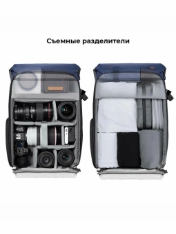 Фотосумка, рюкзак для фототехники 20 л темно-синий K&F Concept (KF13.066V13) (5)