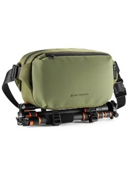 Cумка для фотоаппарата через плечо K&F Concept Alpha Sling 10л зелёная (KF13.157V2)