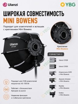 Софтбокс с креплением Bowens Ulanzi - AS-D30 (4)