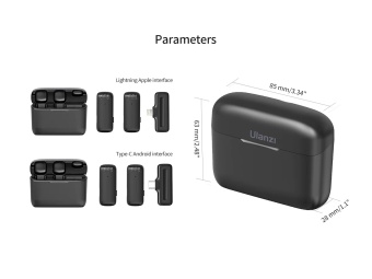 Беспроводной микрофон J12 ULANZI для iPhone (J12-Lightning) 11