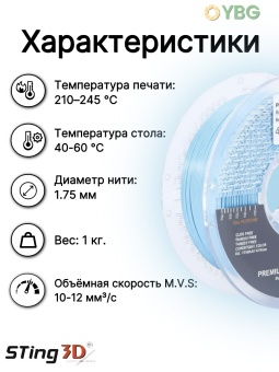 Sting3D PETG голубое озеро STPETG04LB (2)