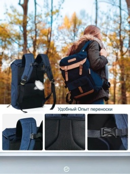 фотосумка, рюкзак для фототехники 17 л синий K&F Concept (KF13.066V10) (2)