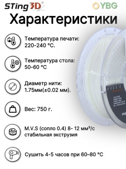 Sting3D AMS TPU белый (5)