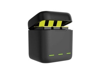 Зарядное устройство Telesin для 3х АКБ + 2 АКБ в комплекте - GP-BNC-901-B (4)