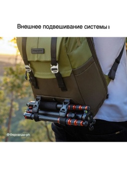 Фотосумка, рюкзак для фототехники 20 л хаки K&F Concept KF13.087AV2 (5)