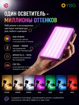 Светодиодный осветитель 7 Ulanzi LT002 RGB (1)