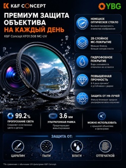 УФ защитный светофильтр 86 мм MC-UV A-Series - KF01.508 (8)