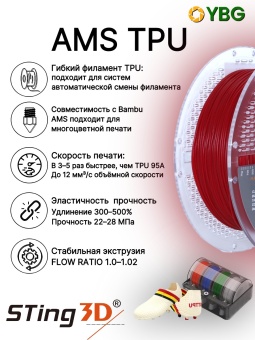 Sting3D AMS TPU красный (8)