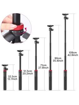 Штатив трипод для телефона и фотокамеры Ulanzi MT-44BLACK (3)