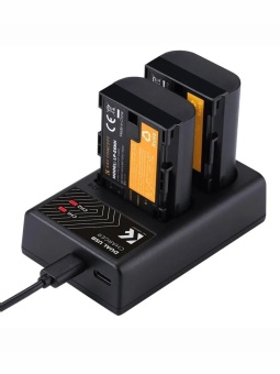 Зарядное устройство на два аккумулятора LP-E6NH для Canon - KF28.0007 (1)