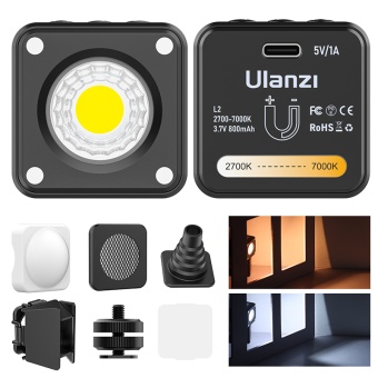 LED осветитель Ulanzi L2 Bi Color и набор фото фильтров (L2-Bi-Color) 10