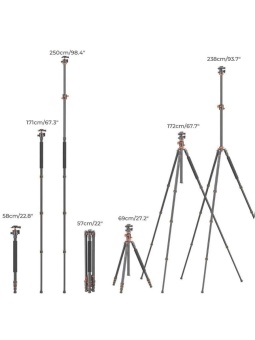Штатив трипод для камеры высокий 2,4 м - KF09.086V2 (1)