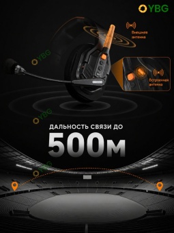 Беспроводная Интерком система микрофон 1 шт - Seekcom S1 (9)