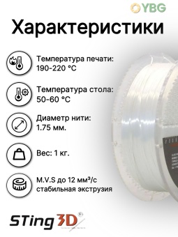 Sting3D PLA Silk белый 0213022 (8)