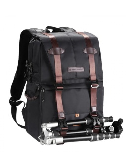 Фоторюкзак, сумка для фотоаппарата 20л черная K&F Concept KF13.092 (1)