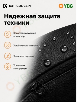 Cумка для фотоаппарата через плечо K&F Concept Alpha Sling 10л черная (KF13.157V1) (2)