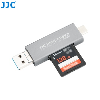 Картридер для iPhone , Android , планшетов и ноутбуков JJС CR-UCL1 GRAY 1