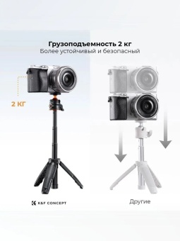 Штатив монопод с Bluetooth пультом -KF09.128V1 (6)