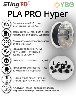 Sting3D PLA -Hyper чёрный HS0202026 (5)
