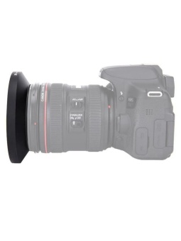 Бленда для объектива металлическая 77 мм -LN-77W (3)