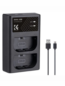 Зарядное устройство на два аккумулятора LP-E6NH для Canon - KF28.0007