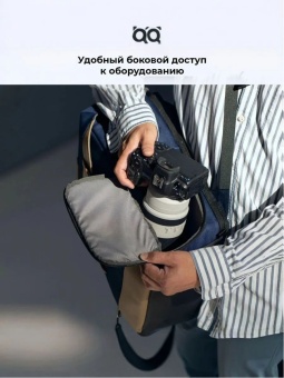 Фотосумка, рюкзак для фототехники 20 л темно-синий K&F Concept (KF13.066V13) (2)