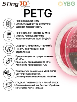 Sting3D PETG розовый 0209025 (12)