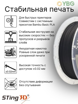 Sting3D PLA -Hyper чёрный HS0202026 (6)