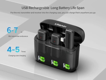 Беспроводной микрофон J12 ULANZI для iPhone (J12-Lightning) 8