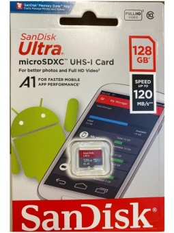 Карта памяти microSD SanDisk Ultra 128 ГБ - (128G-ZS3MN) (5)