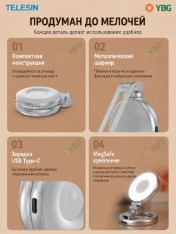 Осветитель лампа для телефона с MagSafe - S5-BGD-06 (1)