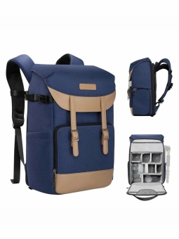 Фотосумка, рюкзак для фототехники 20 л темно-синий K&F Concept (KF13.066V13)