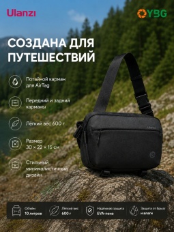 Сумка-слинг дорожная Ulanzi Travel Sling Bag V2- PB038 (5)