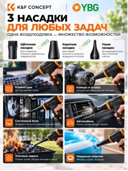 Электрическая воздуходувка K&F Concept - KF08.082 (2)