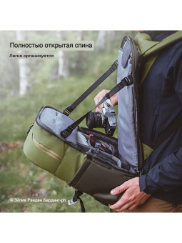 Фотосумка, рюкзак для фототехники 20 л хаки K&F Concept KF13.087AV2 (6)