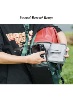 Фотосумка, рюкзак для фототехники 20 л красно-зелёный K&F Concept KF13.087AV8 (6)