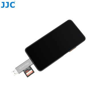 Картридер для iPhone , Android , планшетов и ноутбуков JJС CR-UCL1 GRAY 9